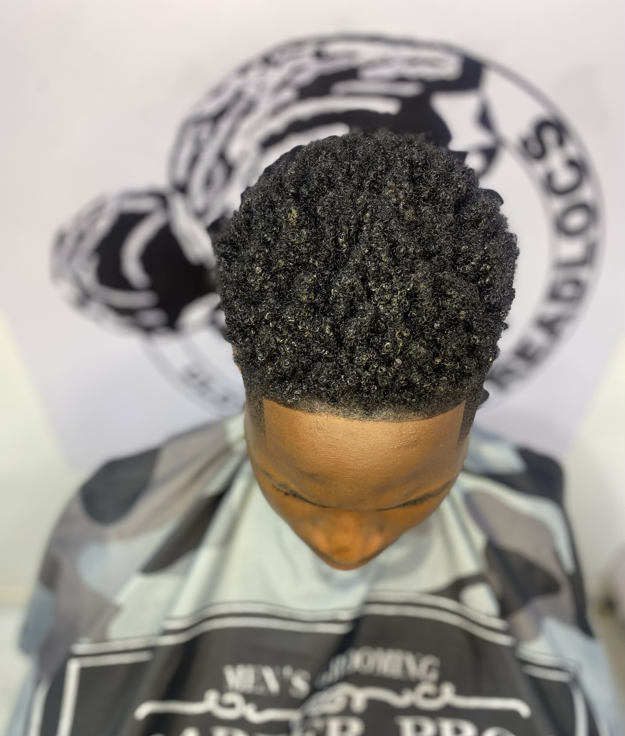 Textured cut styled after barbing